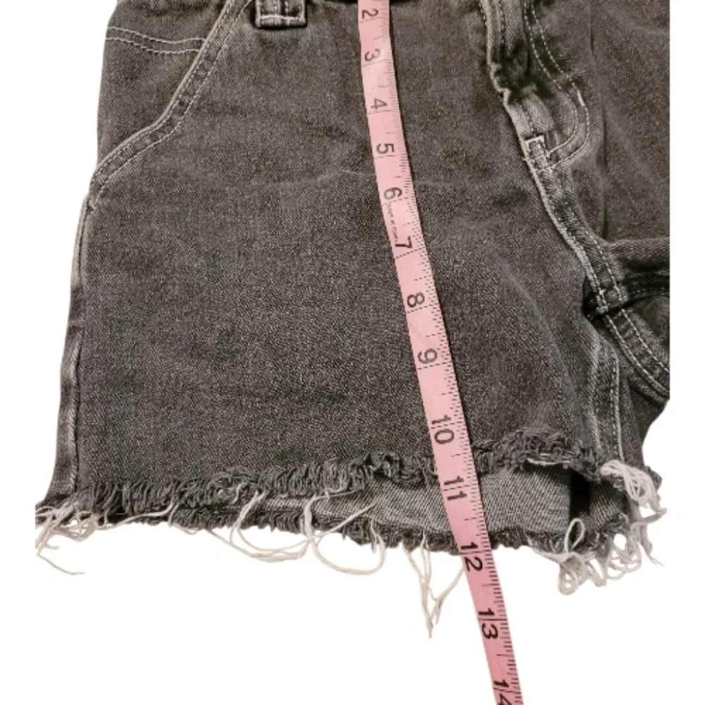 Pacsun Black Denim Shorts Size 25